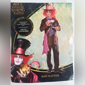 MadHatter Costume with wig included-Alison Wonderland NEW in package. Never worn